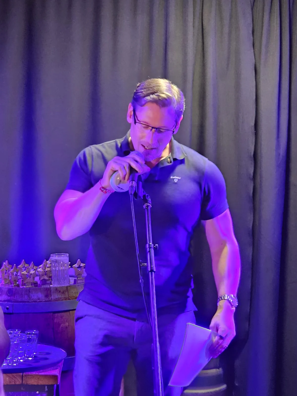 Jason Howell speaking at a business event